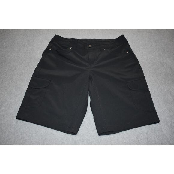 Kuhl Cargo Shorts Womens Size 10 or 32 Performance Gray Hiking Polyester Blend - Picture 2 of 7